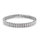 1CT Round Diamond Rolex Style Link Tennis Bracelet