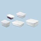Clear Storage, 1.5 Gal, White Top