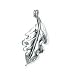 .925 Silver Large Leaf Pendant