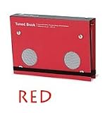 カラフルTuned Book アンプ内蔵ステレオポータブルスピーカー レッド