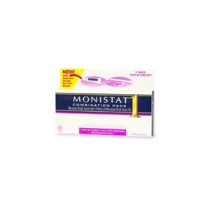 Monistat 1 Vaginal Antifungal Combination Pack, Ovule Insert with Applicator Plus External Cream
