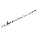 ScSPORTS Langhantelstange ohne Gewinde, silber-verchromt, 30mm, 112L0008