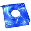 Revoltec PC-Lüfter Dark Blue beleuchtet mit 4 LEDs blau