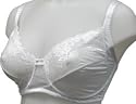 Unpadded Bra with Removable Wires White