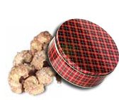 2 lb Bavarian Style Cinnamon Roasted Cashews Tin - Plaid by Catoctin Kettle Korn