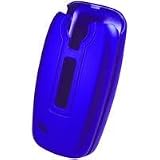 BLUE RUBBERIZED PROGUARD HARD CASE COVER (With Optional Detachable Belt Clip) for KYOCERA K325 CYCLOPS (Retail Packaging)