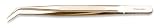 TWEEZER UTILITY NICKEL PLATED 6 CURVED CUT