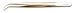 TWEEZER UTILITY NICKEL PLATED 6 " CURVED CUT