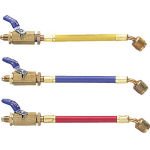 アサダ　１／４”ＢＶ付ホース　オス（ＢＶ付）×メス　３本パック　3339432　Y25980