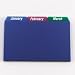 ESS73149 - 5 x 8 Monthly (January-December) Poly Card Guides