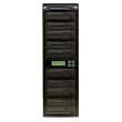 Produplicator 10 Burner 20X DVD CD Duplicator Machine + Built-In 250GB Hard Disk Drive (Standalone Audio Video Copy Tower, Disc Duplication Device)