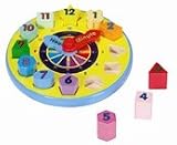 Melissa & Doug Wooden Shape Sorting Clock