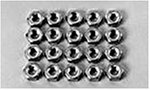 HOP-UP OPTIONS OP-21 3mm アルミナット(20個セット)