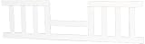 Child Craft London Toddler Guard Rail for London Euro Stationary Crib, Matte White