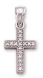14kt Gold Religious Pendant with Diamonds - DS1066