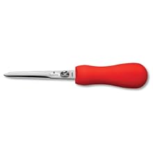 Victorinox Oyster Knife 4-Inch Boston Style Blade, Red SuperGrip Handle