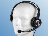 Q-Sonic Multimedia Headset S720 mit Schwanenhals-Mikro Q-Sonic Multimedia Headset S720 mit Schwanenhals-Mikro