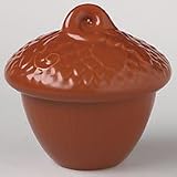 Pfaltzgraff Solid Color Collection Nutmeg Plymouth Small Covered Acorn Dish