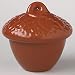 Pfaltzgraff Solid Color Collection Nutmeg Plymouth Small Covered Acorn Dish