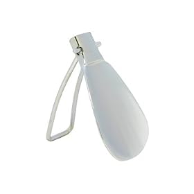 Compact Travel Shoe Horn, Chrome Plated, 5.4