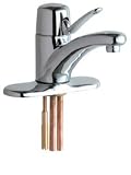 Tools & Hardware : Chicago Faucets 2200-4CP Lavatory Sink Faucet with 4" Centers, Polished Chrome