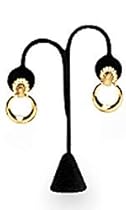 Black Velvet Earring Tree Counter Displays- 5-1/4 Black Velvet Earring Tree Counter Displays- 5-1/4
