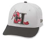 Minor League Baseball Cap - Hickory Crawdads Road Cap by New Era