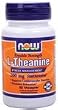 NOW L-THEANINE Double Strength 200 mg - 60 Vegetarian Capsules