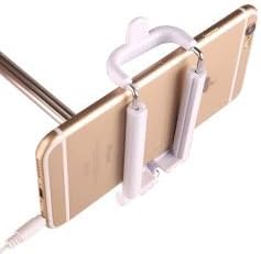 Selfie Stick No Battery No Bluetooth Extendable Cable Control for iPhone 6/6 Plus/5/5S/4S, iPod, Samsung Galaxy S6/S5/S4/S3, Note 4/3/2,G7109/G3588V and More (Red)