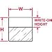 Brady BPTL-31-427 Self-Laminating Vinyl Bulk TLS 2200/TLS PC Link Labels , White/Translucent (2,500 Labels per Roll, 1 Roll per Package)