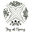 Fiskars 4-In-1 Embossing Corner Punch, Joy Of Spring