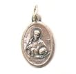 Saint Gabriel Oxidized Medal - MADE IN ITALY
