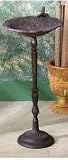 30 Tall Metal Bird Bath Garden Decor