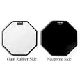 HQ Percussion 2-Sided Speed and Workout Drum Pad, Gray 12 Inches