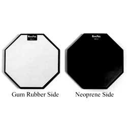 HQ Percussion 2-Sided Speed and Workout Drum Pad, Gray 6 Inches