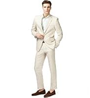 Savile Row Inspired Pure Linen 2 Button Jacket