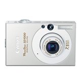 Canon Powershot SD1000 Digital Elph Silver Camera Kit with 1GB SD Memory Card Spare NB 4L Type Lithium ion Battery Table Top Tripod