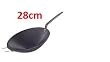 De Buyer, depuis 1830-Carbone Plus-5030.28-Wok en Tole Bleue � 28cm EP 2mm