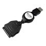 Ziplinq ZIP-DATA-P05 Retractable Sony Clie 1 Charge and Synch Cable (30 Inch, Black)