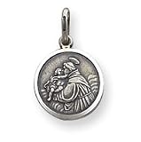 Sterling Silver St. Anthony Medal Charm