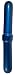 Doc Johnson Double Trouble 14" Thick Smooth, Smooth Midnight Blue