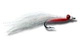 Clouser Deep Minnow - Red & White Fly Fishing Fly