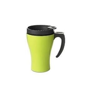 Rosti Mepal, Mug isotermico con apertura automatica, colore: Verde limone Rosti Mepal, Mug isotermico con apertura automatica, colore: Verde limone