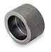 Industrial Grade 1MNW1 Cap, 1 1/2 In, Socket Weld, Black Steel