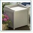 Outdoor Storage Seat Cream