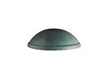 Ambiance Downlight Rimmed Quarter Sphere Outdoor Wall Sconce Finish: Greco Travertine