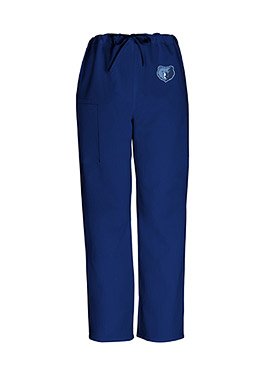 Unisex Pant for Men or Women - Team logo embroidered patch featured on left pant leg (Memphis Grizzlies, M )