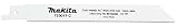 Makita 723062-A5 4 14 TPI Bi-Metal Reciprocating Saw Blade - 5 Pack