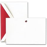 Engraved Lady Bug Correspondence Cards
