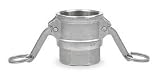 Industrial Grade 3LX32 Coupler, Female, 2 In